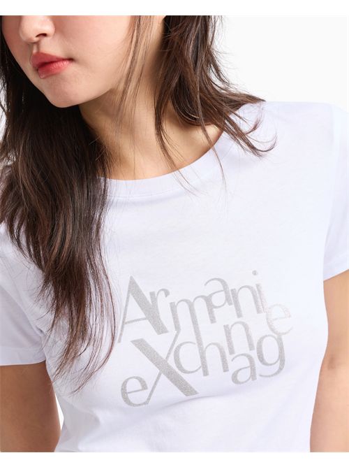 t-shirt woman white ARMANI EXCHANGE | XW000109AF10359/U0002